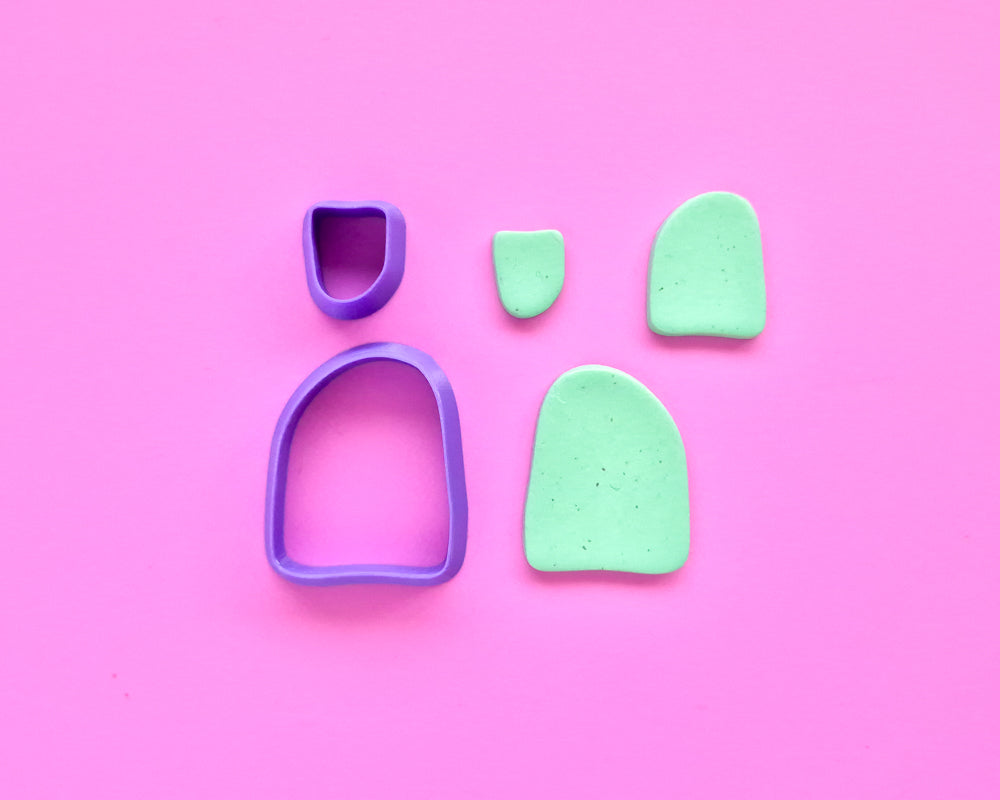 Organic Arch #2 B&V Shape Cutters – Blackbird and Violet