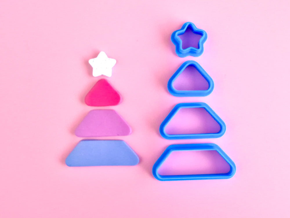 Tree Star Cutter Tree & Star Nesting Cutters – Blackbird and Violet